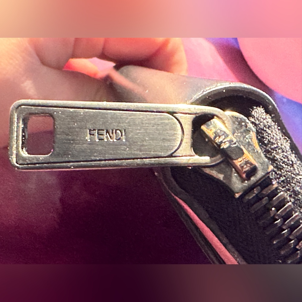 Fendi Large Zippered Wallet (EUC; Black) - Picture 10 of 15